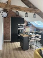 Kuchnia lub aneks kuchenny w obiekcie Gîte La Terrasse du 37