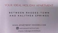 The floor plan of East Coast Apartment Ilios Rhodes
