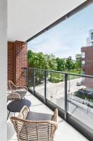 Balkon lub taras w obiekcie Unique Apartments - Angielska Grobla