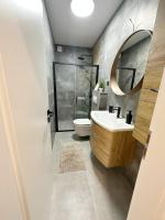 Kúpeľňa v ubytovaní Apartmani Sladić
