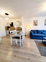 Kuchyňa alebo kuchynka v ubytovaní Apartament Włochatka z sauną fińską