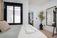 Posteľ alebo postele v izbe v ubytovaní C56 - Studio with amazing terrace in the centre