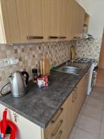Kuchyň nebo kuchyňský kout v ubytování Apartmán U Petra