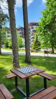 Zahrada ubytování The Green apartment