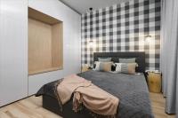 Łóżko lub łóżka w pokoju w obiekcie Porta Mare Apartments LuxView III