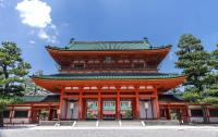 a large orange building with a roof at Tokyu Stay Kyoto Sanjo-Karasuma in Kyoto