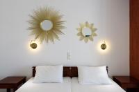 Posteľ alebo postele v izbe v ubytovaní Aigaiou Avra Apartments