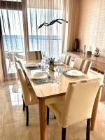 Posezení v ubytování Apartcomplex Golden Bay