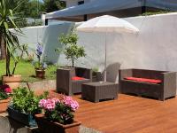 Vonkajšia záhrada v ubytovaní Ca' Bianca Relax Apartment