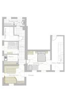 The floor plan of Ferienwohnung-1-Gilfert