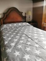 Postel nebo postele na pokoji v ubytování Casa con finca en Oviedo El Casero