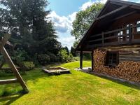 Zahrada ubytování log cabin in Czech-Saxon Switzerland