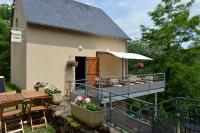 Balkon lub taras w obiekcie Chambres et Table d'hotes du calvaire