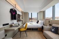 lyf Xi'an Dayanta by Ascott free gym & self-service free laundry roomにあるシーティングエリア