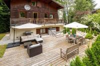 Vonkajšia záhrada v ubytovaní Chalet des Favrands