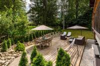 Vonkajšia záhrada v ubytovaní Chalet des Favrands