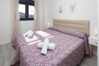 Posteľ alebo postele v izbe v ubytovaní Residencial Celere Playa Niza