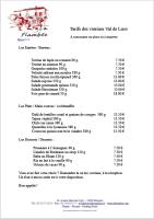 a page of a document with a list of vehicles at Hôtel La Flambée in Bergerac