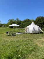 Zahrada ubytování Mellem-rummet Guesthouse & Glamping