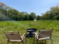 Zahrada ubytování Mellem-rummet Guesthouse & Glamping