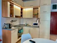 Kuchyňa alebo kuchynka v ubytovaní Marina Panorama Apartment & Garage