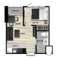 Půdorys ubytování Astra White Suite 13