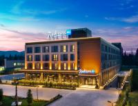 a rendering of the radisson hotel yakutsk at dusk at Radisson Blu Hotel, Sakarya in Sakarya