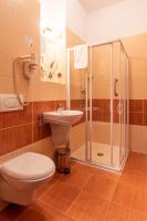 Koupelna v ubytování Hotel Studanka