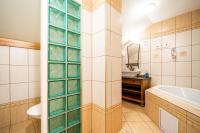 Koupelna v ubytování Hotel Sepetná