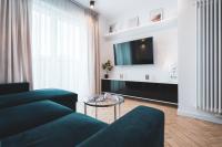 TV a/nebo společenská místnost v ubytování Pure Rental Apartments Inżynierska