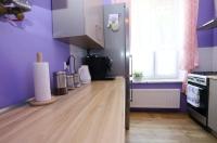 Kuchyňa alebo kuchynka v ubytovaní Apartament Lawendowy