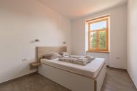 Postel nebo postele na pokoji v ubytování Villa Roma Portorose