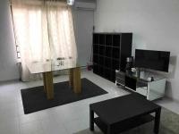 TV a/nebo společenská místnost v ubytování Apartamento en plaza callao Madrid