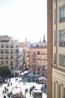 Nespecifikovaný výhled na destinaci Madrid nebo výhled na město při pohledu z apartmánu