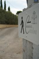 a sign on the side of a road at Résidence CATALINA in Saint-Florent