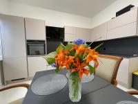 Kuchyňa alebo kuchynka v ubytovaní Luxury Apartment Dalia Rijeka