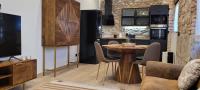Kuchyň nebo kuchyňský kout v ubytování SUITE HAUS BAHIA