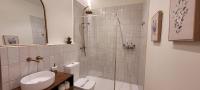 Koupelna v ubytování SUITE HAUS BAHIA