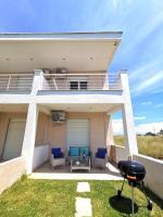 A balcony or terrace at Villa Fokea
