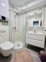 Koupelna v ubytování Apartment Rovci 2