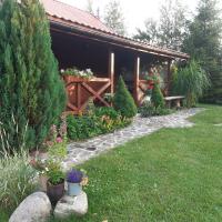Vonkajšia záhrada v ubytovaní Domek w Kwiatach