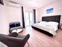 Posteľ alebo postele v izbe v ubytovaní Villa Duce in Omis, private pool