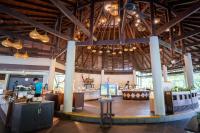 a lobby of a resort with a restaurant at The Haven Khao Lak in Khao Lak