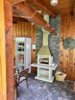 Kuchyň nebo kuchyňský kout v ubytování Apartmány v ráji (Českém)
