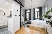 Posteľ alebo postele v izbe v ubytovaní Beautiful apartment, great location, Old Town & Kazimierz