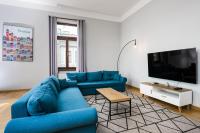 Televízia a/alebo spoločenská miestnosť v ubytovaní Beautiful apartment, great location, Old Town & Kazimierz