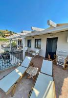 A balcony or terrace at Koumaros Villas
