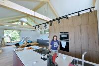 A kitchen or kitchenette at Eco-Chalet Matschiedl