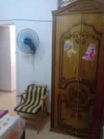 Postel nebo postele na pokoji v ubytování شاليه مكيف بقريه الأندلسيه