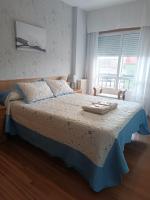 Postel nebo postele na pokoji v ubytování Albergue Camiño Real